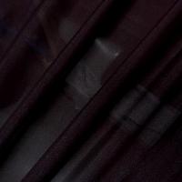 Voile polyester aubergine brillant 2 