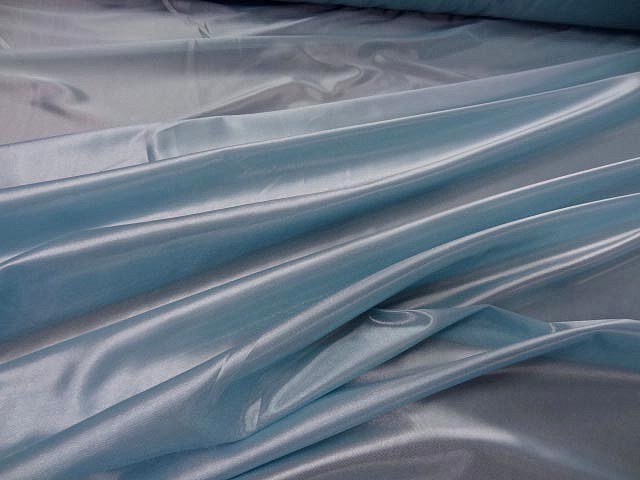 Voile polyester bleu brillant 1 