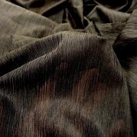 Voile polyester noir finement plisse 3