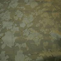 Voile polyester vanille devore froisse 1